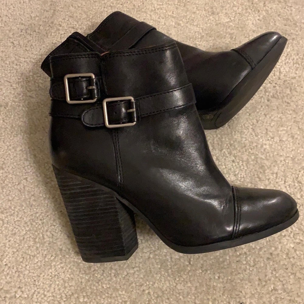 Lucky brand leather Lauron boots, size 8.5 women’s